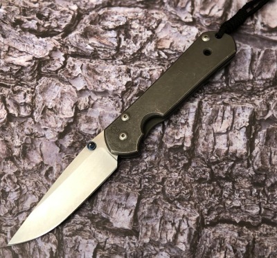 Chris Reeves Stone Washed Titanium Frame Lock