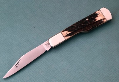 Bob Cargill Gunstock Stag Bolster Lock