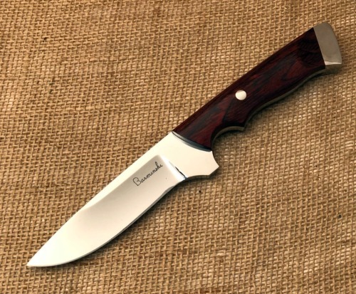 Tom Barminski Wood Drop Point Hunter