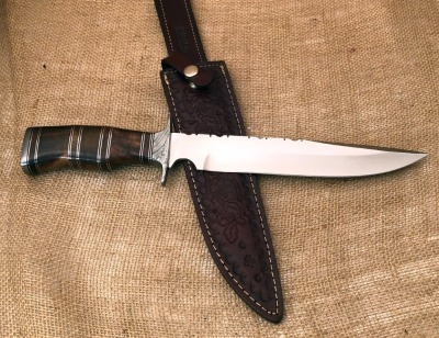Impact Knives Wood Bowie - 2
