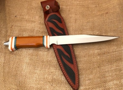 Impact Knives Micarta and Resin Bowie - 2