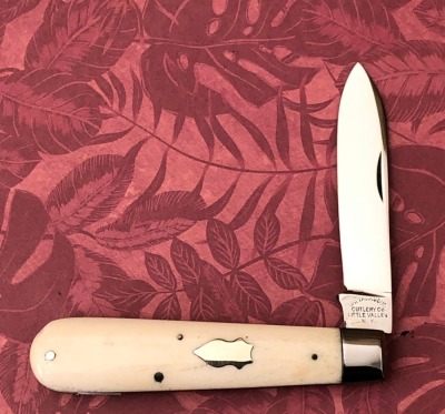 Cattaraugus Exhibition Bone Single Blade Jack