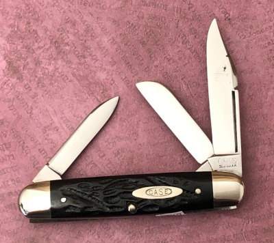 Case Tested Rough Black 6345 1/2 Long pull