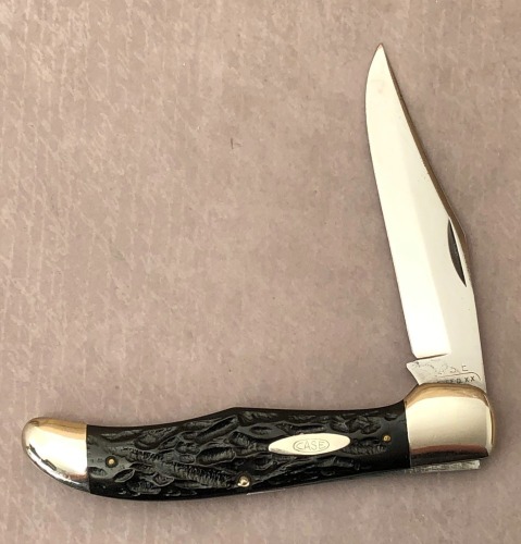Case Tested Rough Black Folding Hunter