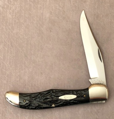 Case Tested Rough Black Folding Hunter