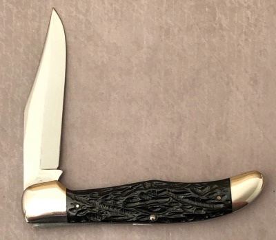Case Tested Rough Black Folding Hunter - 2