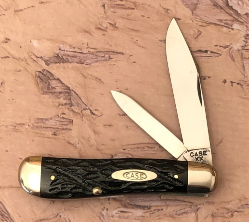 Case XX Rough Black Dogleg Jack 62028