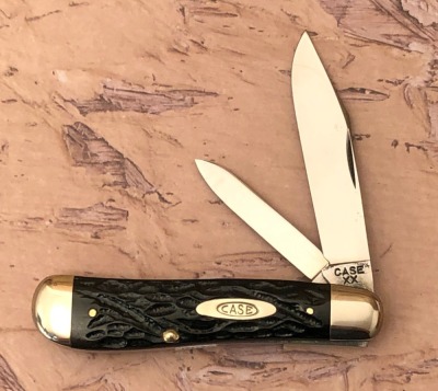 Case XX Rough Black Dogleg Jack 62028