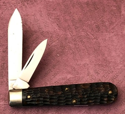 Case Tested 1920-1940 Small Green Bone Jack - 2