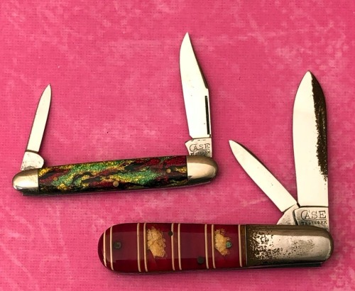 Case Tested 1920-1940 Candy Striped Barlow and Christmas Tree Pen