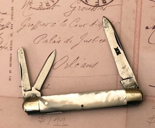 Case Bros Little Valley NY Pearl Equal End Whittler