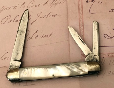 Case Bros Little Valley NY Pearl Equal End Whittler - 2