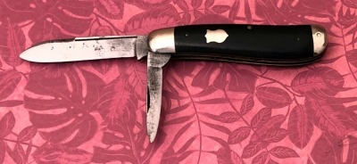 Vintage Ulster Knife Co Wood Dogleg Jack