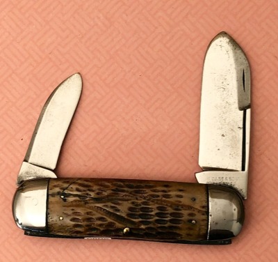 WR Case & Sons 1905-1914 Bone Sunfish 6250 double pull