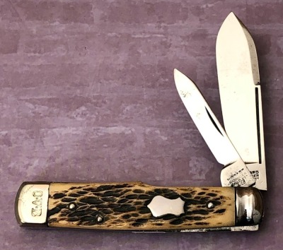 Vintage Hibbard Spencer & Bartlett OVB Bone Gunstock