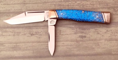 Vintage Hibbard Spencer & Bartlett OBV Blue Glitter Gunstock Jack