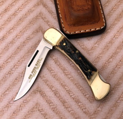 900 Puma Earl Stag Lockback