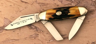 Cripple Creek Stag Three Blade