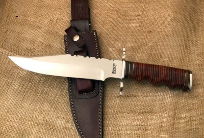 Impact Knives Leather Bowie