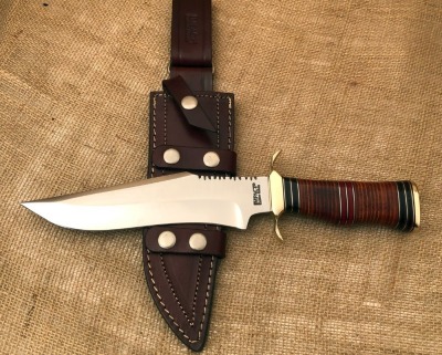 Impact Knives Leather Bowie