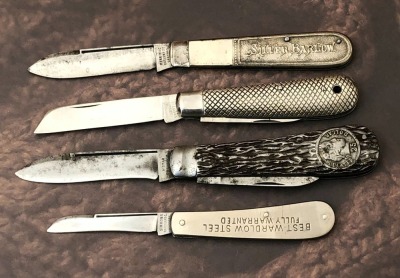 Four Vintage German Made Metal Folders