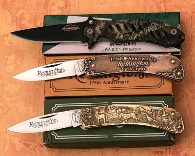 Three Remington Folders