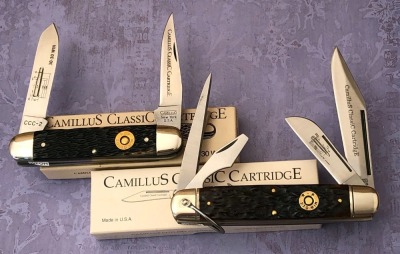 Pair of Bone Camillus Classic Cartridge