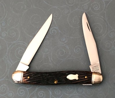 Schrade Walden Peachseed Bone Muskrat