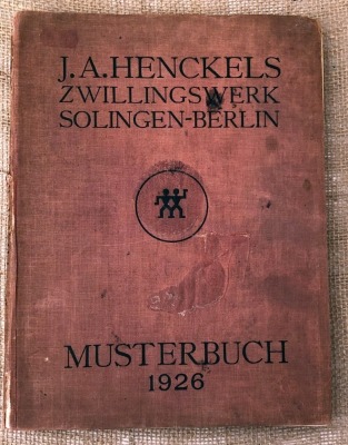 1926 J.A. Henckels Catalog in German