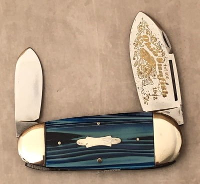 Fight'n Rooster Blue Handle Ohio Sunfish Prototype