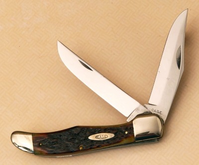 Case XX 1940-65 Bone Two Blade Folding Hunter 2ed Cut