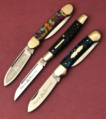 Three Fight'n Rooster Folders