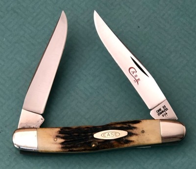 Case Red Etch Stag Muskrat