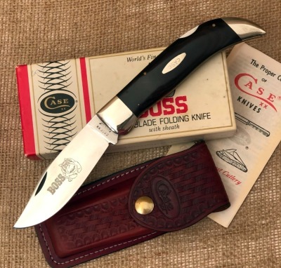 Case Wood Boss Clasp Lockback