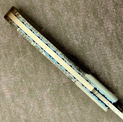Loyd McConnell Damascus and Pearl Locking Liner - 3
