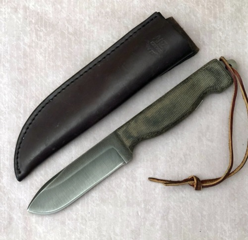 ANZA USA "06" Micarta File Drop Point