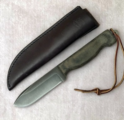 ANZA USA "06" Micarta File Drop Point