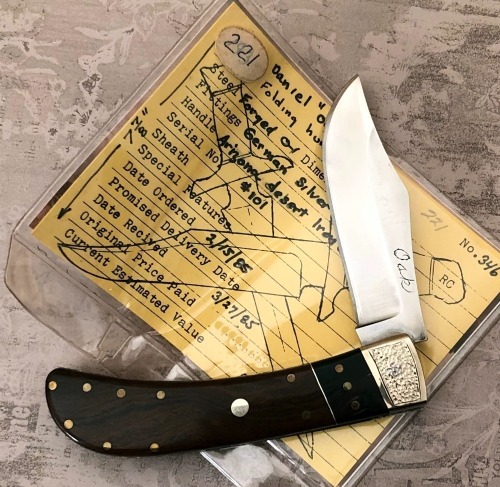 Daniel "Oak" Smith Iron Wood Folding Hunter