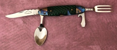 Allen Cates Fileworked Camping Knife