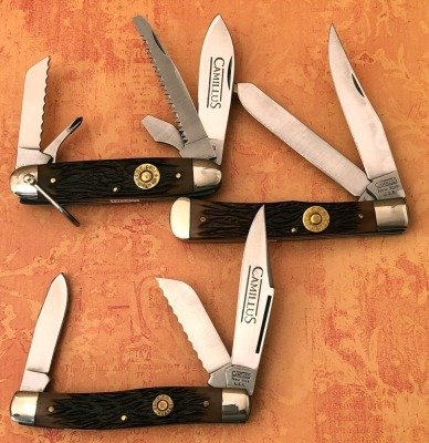 Three Camillus Cartridge Series Folders