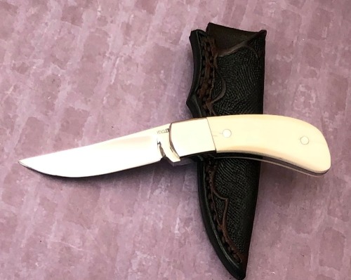 Wayne Hensley White Bone Drop Point