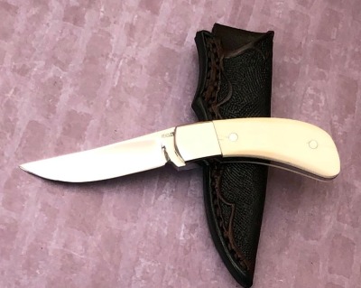 Wayne Hensley White Bone Drop Point
