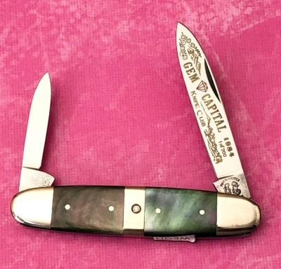 Fight'n Rooster Black Lip Pearl Two Blade