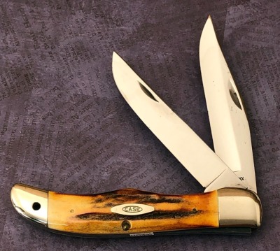 Case 10 dot Stag Two Blade Folding Hunter 5265SAB