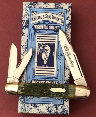 Case Classic MB6391 Moss Green Bone Whittler