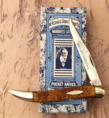 Case Classic HB61098SAB Honey Bone Texas Toothpick