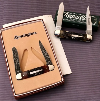 Pair of Remington Bullet Muskrat knives