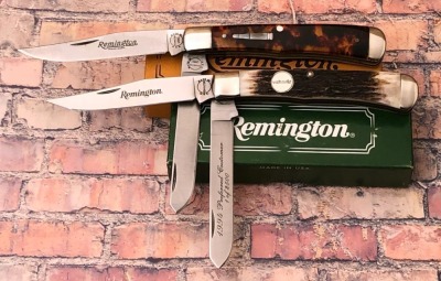 Pair of Remington Trappers, Bullet & Stag