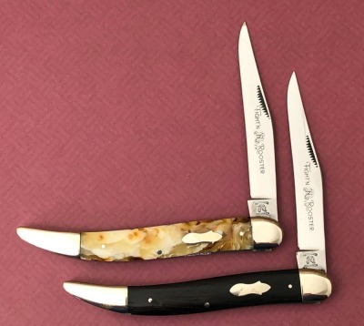 Pair of Fight'n Rooster Texas Toothpicks