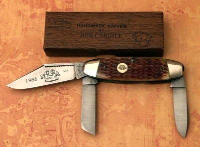 Cripple Creek USA NCCA 1986 Bone Three Blade